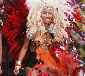 Nicki Minaj Shoots “Pound The Alarm” Music Video In Trinidad