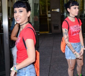 Photos : Kreayshawn Stops By Sirius XM Studios In New York City